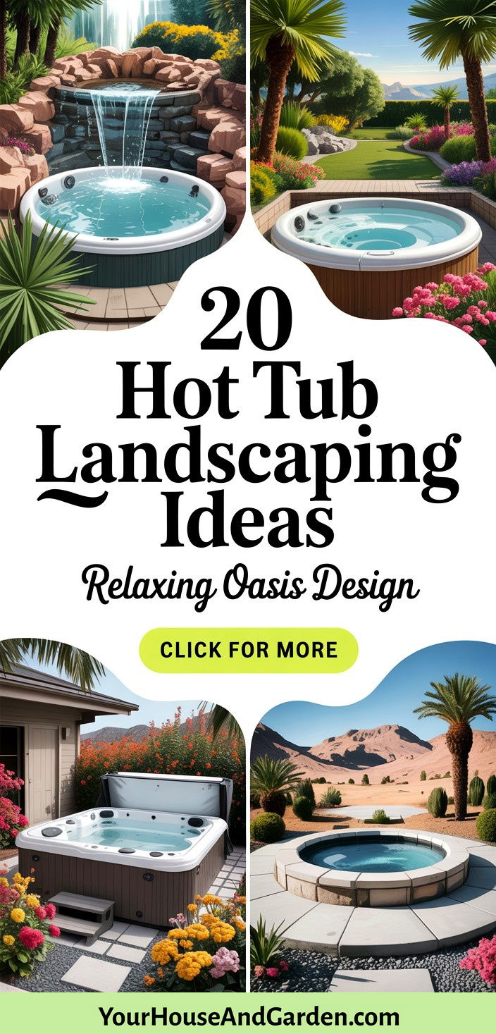 20 Hot Tub Landscaping Ideas for a Relaxing Backyard - 20 Hot Tub Landscaping Ideas for a Relaxing Backyard