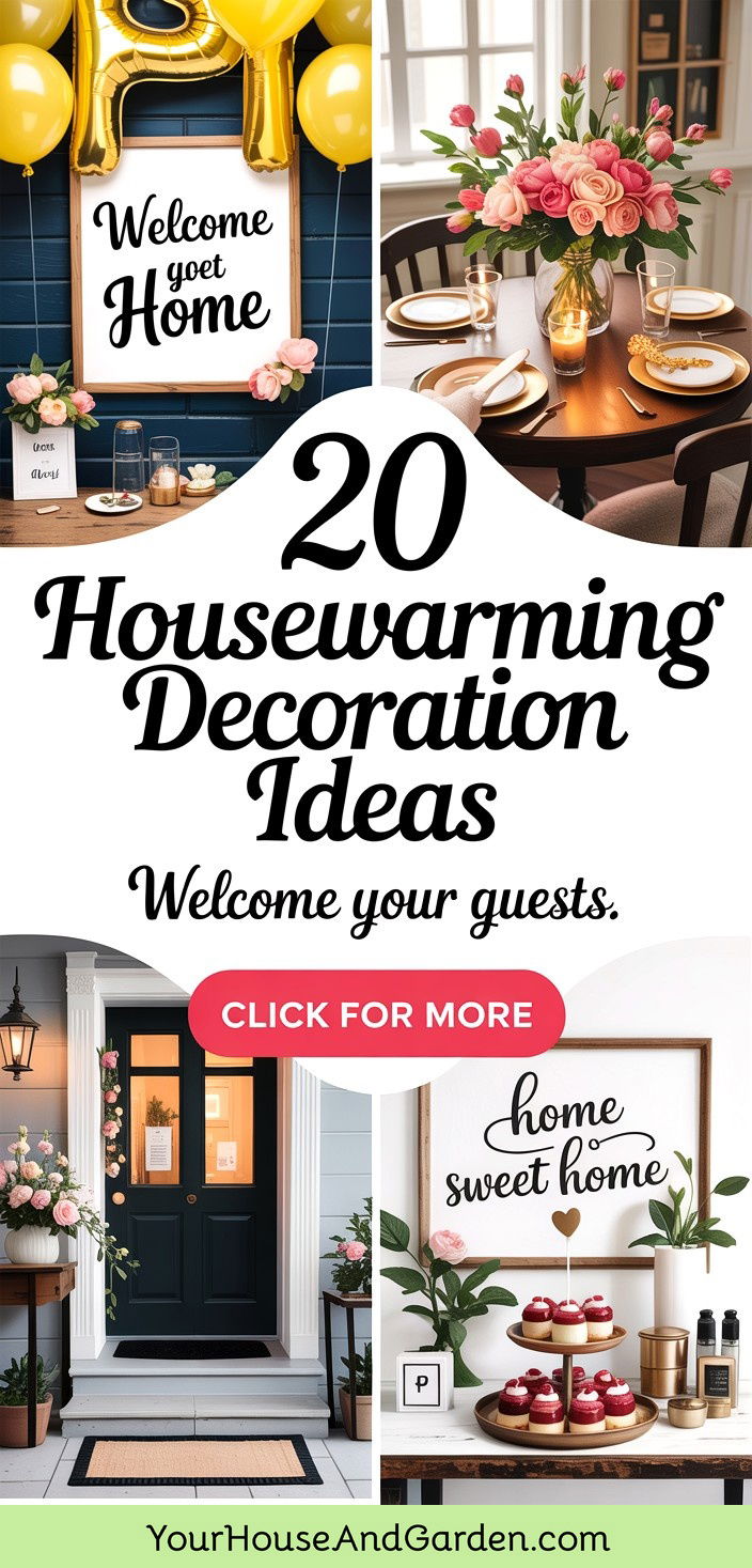 20 Housewarming Decoration Ideas to Welcome Guests Stylishly - 20 Housewarming Decoration Ideas to Welcome Guests Stylishly