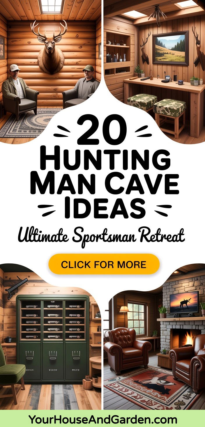 20 Hunting Man Cave Ideas for the Ultimate Sportsman Retreat - 20 Hunting Man Cave Ideas for the Ultimate Sportsman Retreat