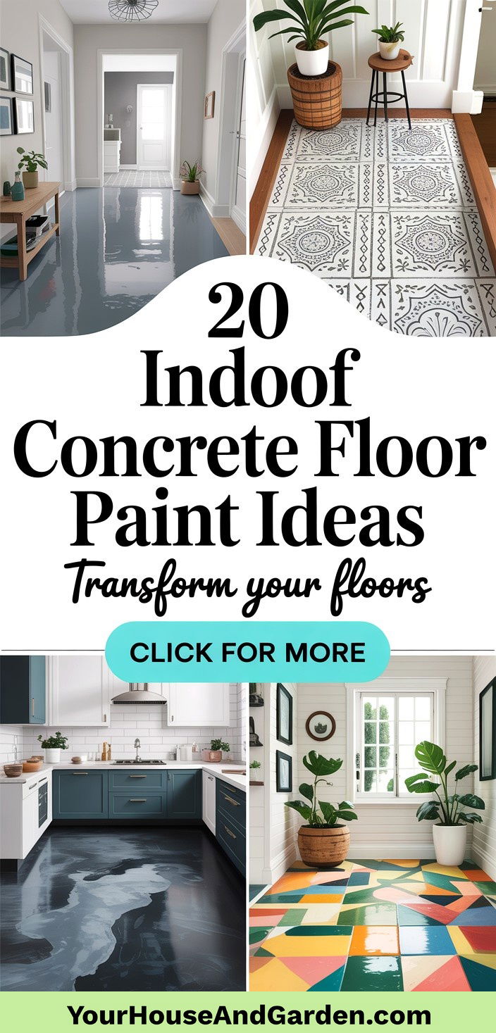 20 Indoor Concrete Floor Paint Ideas for Stylish Surfaces - 20 Indoor Concrete Floor Paint Ideas for Stylish Surfaces