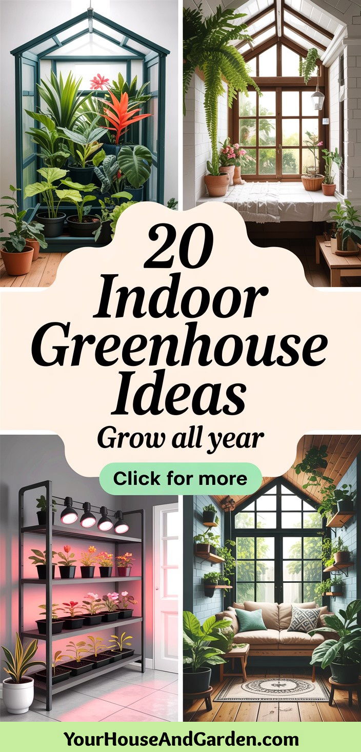 20 Indoor Greenhouse Ideas for Year-Round Plant Growing - 20 Indoor Greenhouse Ideas for Year-Round Plant Growing