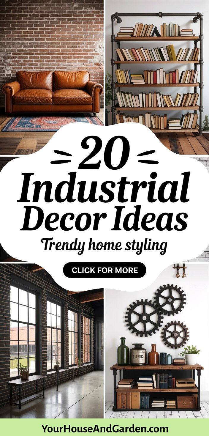 20 Industrial Decor Ideas for Trendy Home Styling Inspiration - 20 Industrial Decor Ideas for Trendy Home Styling Inspiration