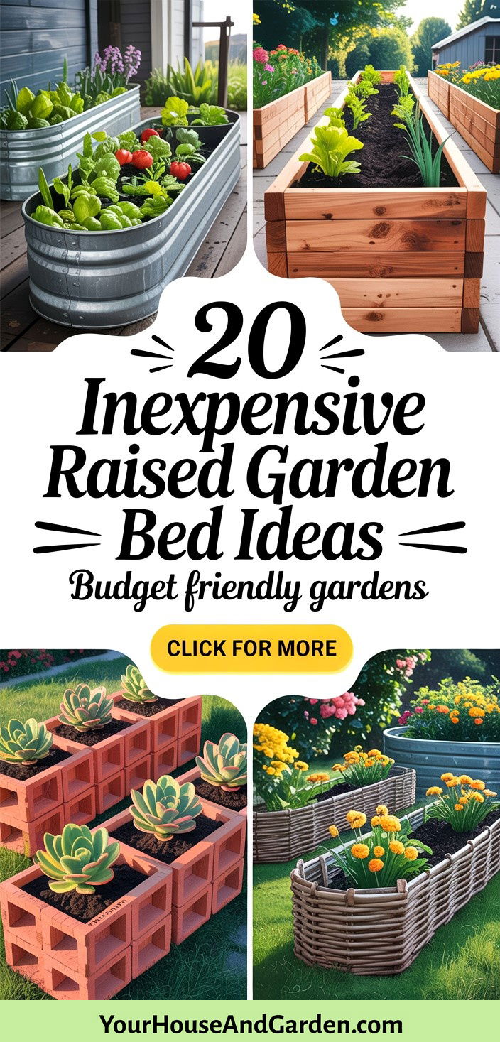 20 Inexpensive Raised Garden Bed Ideas Budget-Friendly Solutions