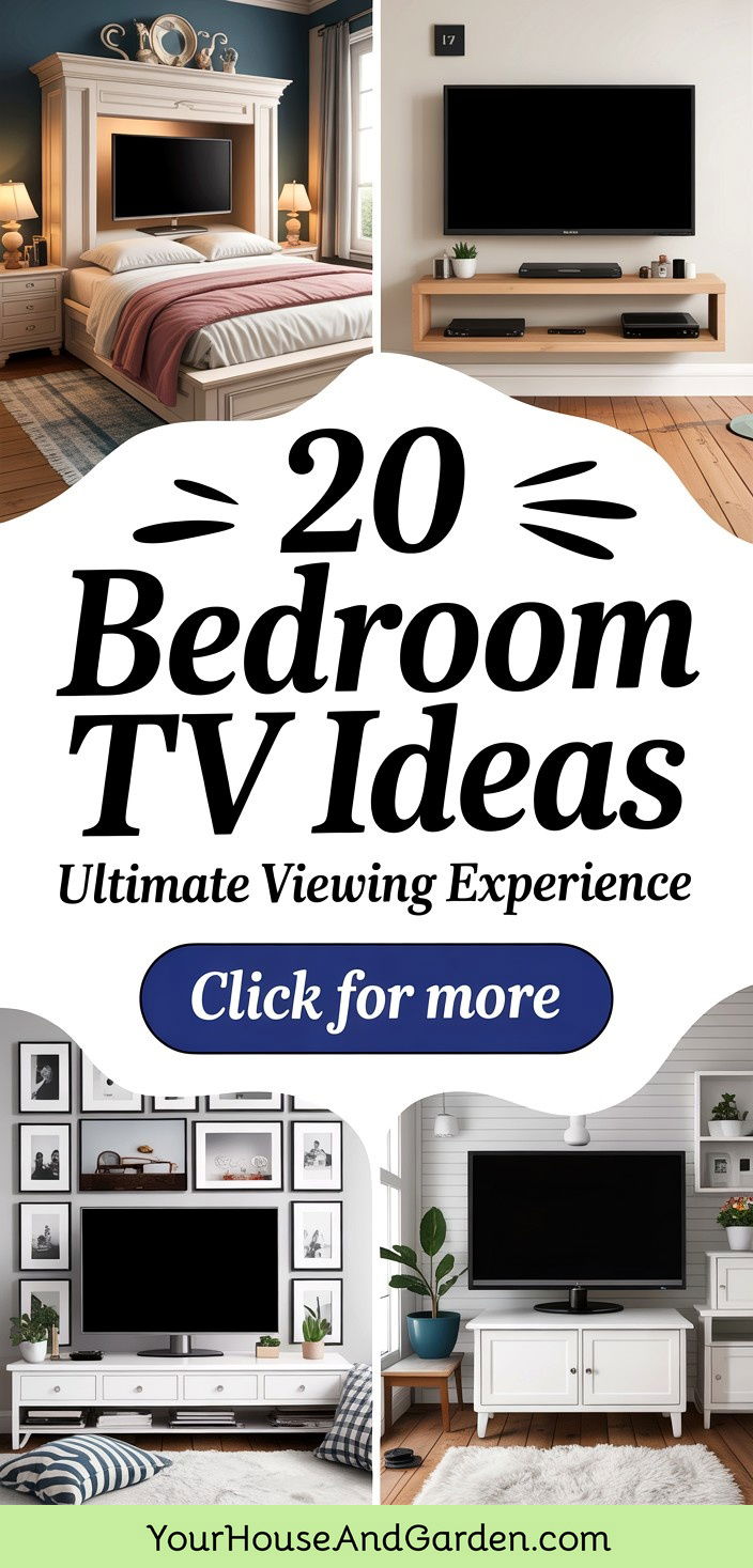 20 Innovative Bedroom TV Ideas for Optimal Viewing - 20 Innovative Bedroom TV Ideas for Optimal Viewing