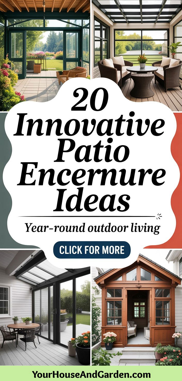 20 Innovative Patio Enclosure Ideas for Year-Round Use - 20 Innovative Patio Enclosure Ideas for Year-Round Use
