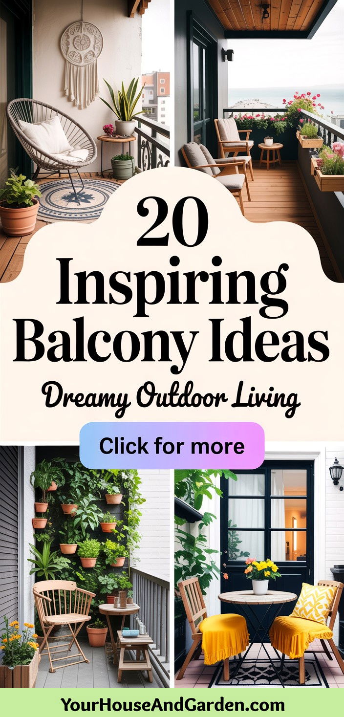 20 Inspiring Balcony Ideas to Transform Your Outdoor Space - 20 Inspiring Balcony Ideas to Transform Your Outdoor Space
