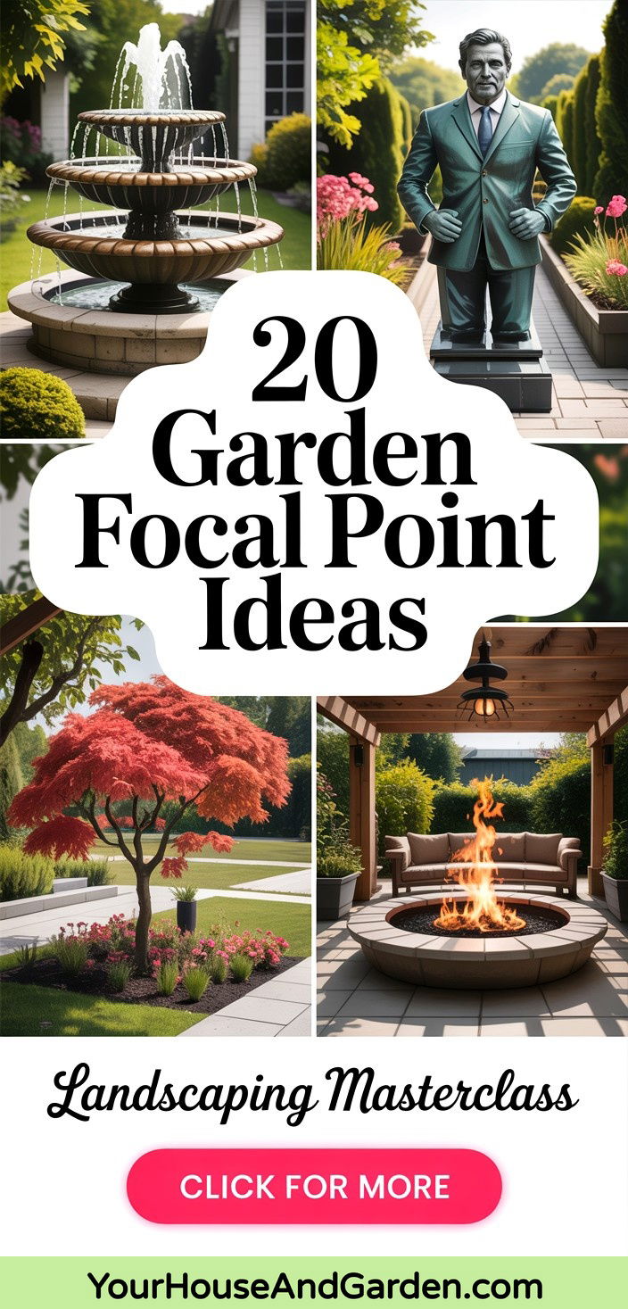 20 Inspiring Garden Focal Point Ideas for Landscaping - 20 Inspiring Garden Focal Point Ideas for Landscaping