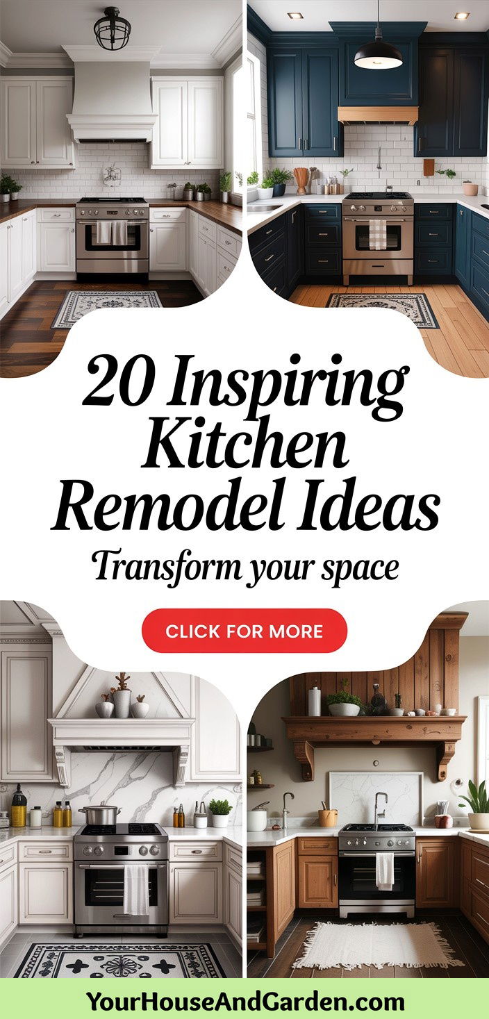 20 Inspiring Kitchen Remodel Ideas to Transform Your Space - 20 Inspiring Kitchen Remodel Ideas to Transform Your Space