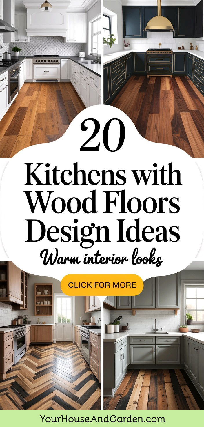 20 Inspiring Kitchens With Wood Floors Design Ideas - 20 Inspiring Kitchens With Wood Floors Design Ideas