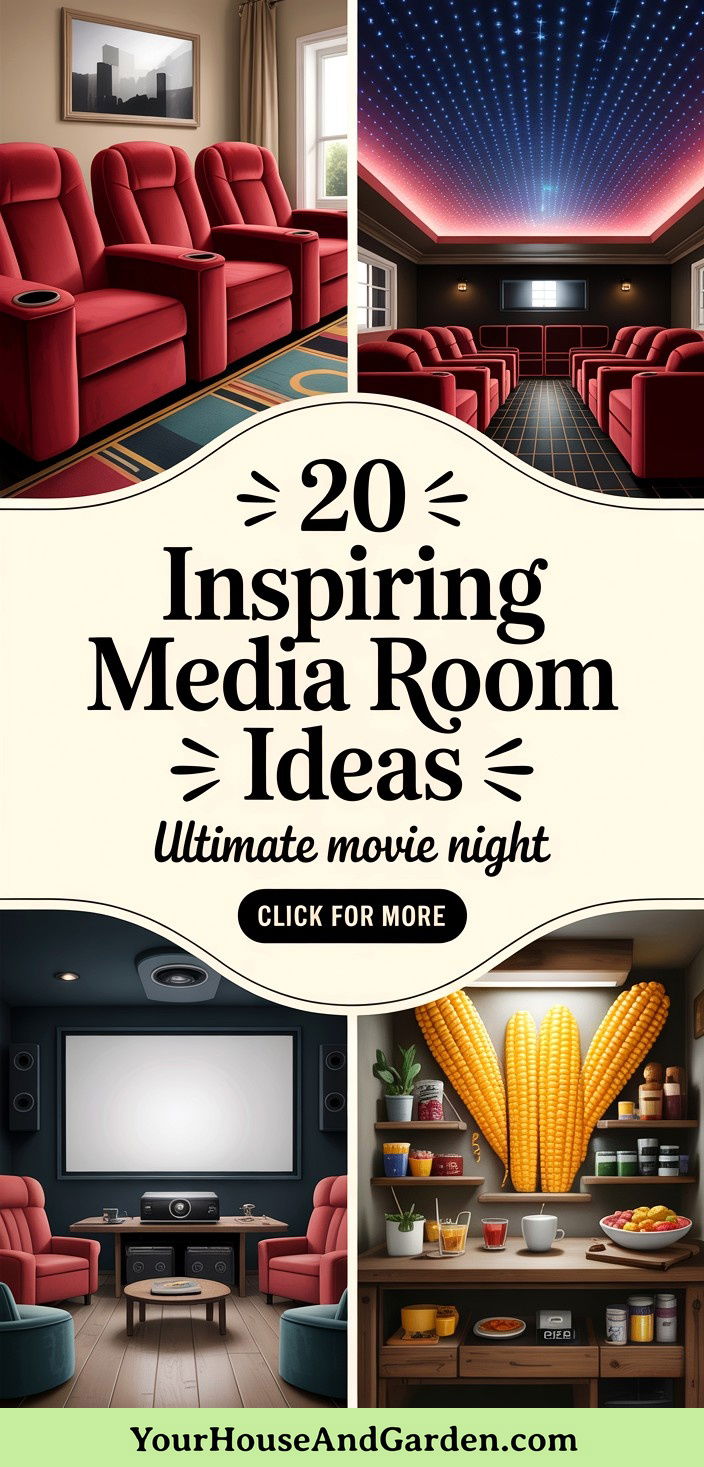 20 Inspiring Media Room Ideas for Ultimate Entertainment - 20 Inspiring Media Room Ideas for Ultimate Entertainment