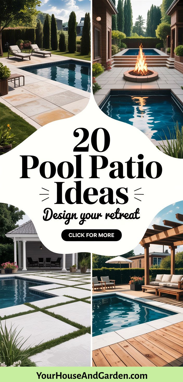 20 Inspiring Pool Patio Ideas to Elevate Your Outdoor Space - 20 Inspiring Pool Patio Ideas to Elevate Your Outdoor Space