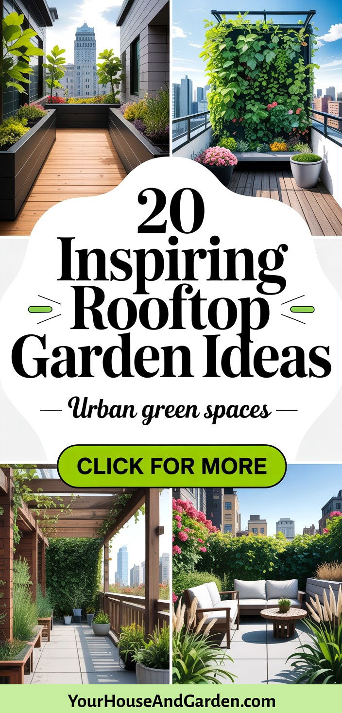 20 Inspiring Rooftop Garden Ideas for Urban Green Spaces - 20 Inspiring Rooftop Garden Ideas for Urban Green Spaces