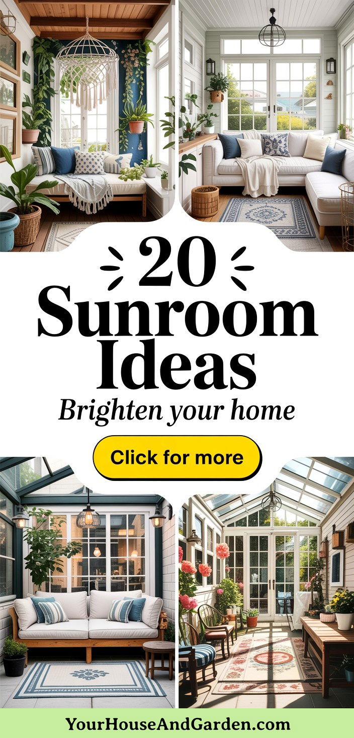 20 Inspiring Sunroom Ideas to Brighten Your Home Retreat - 20 Inspiring Sunroom Ideas to Brighten Your Home Retreat