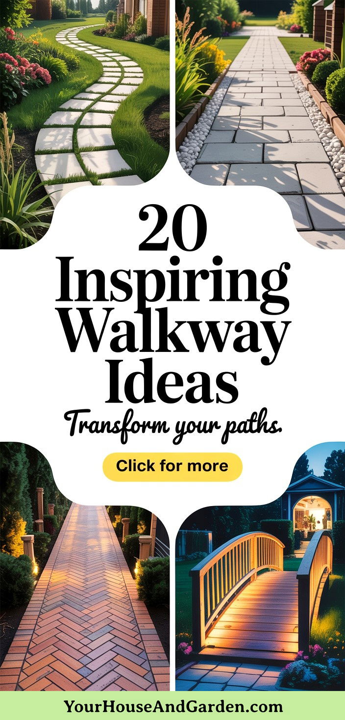 20 Inspiring Walkway Ideas to Transform Your Garden Paths - 20 Inspiring Walkway Ideas to Transform Your Garden Paths