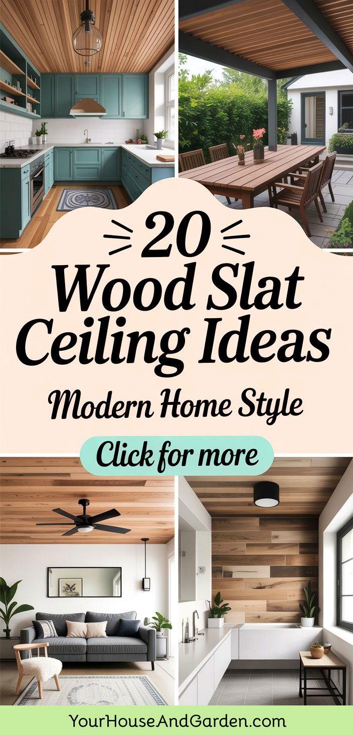 20 Inspiring Wood Slat Ceiling Ideas for Modern Homes - 20 Inspiring Wood Slat Ceiling Ideas for Modern Homes