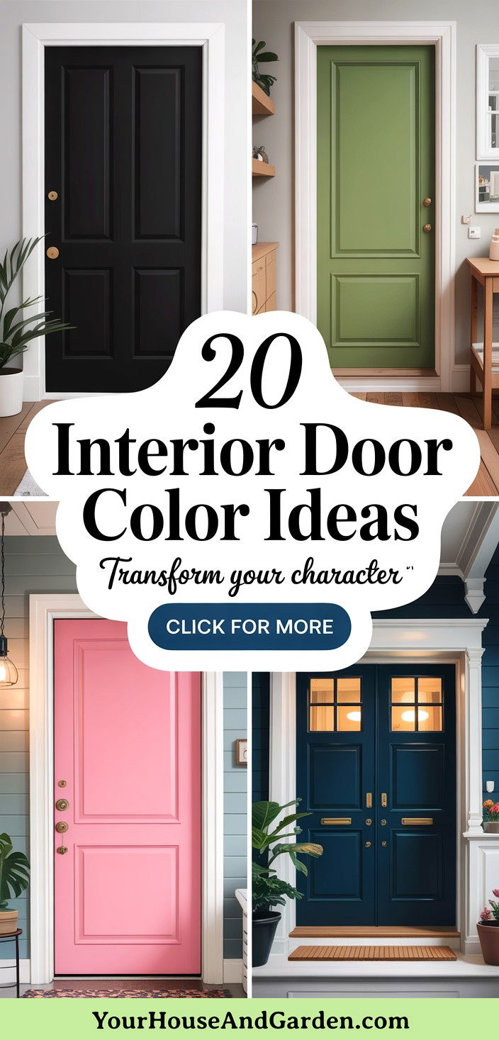20 Interior Door Color Ideas to Transform Your Homes Character - 20 Interior Door Color Ideas to Transform Your Home's Character