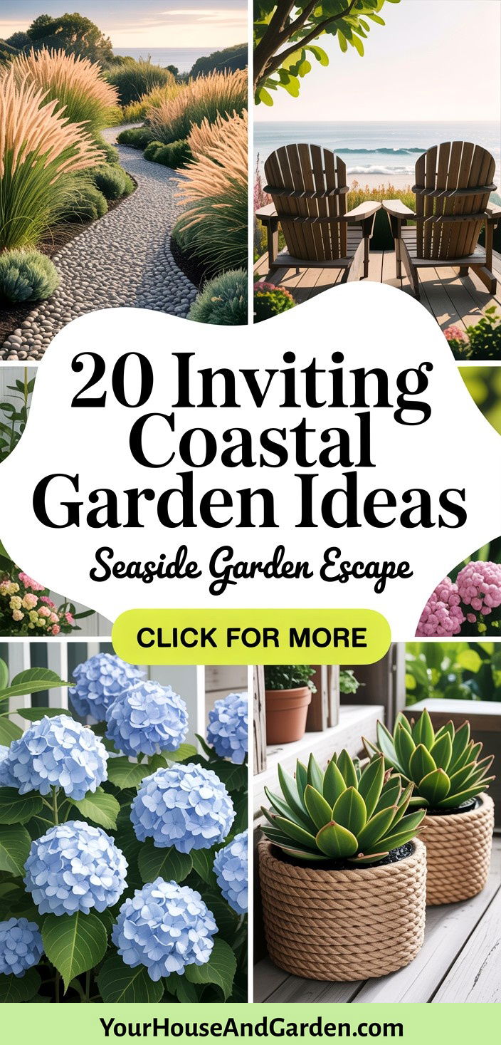 20 Inviting Coastal Garden Ideas for Seaside Landscapes - 20 Inviting Coastal Garden Ideas for Seaside Landscapes
