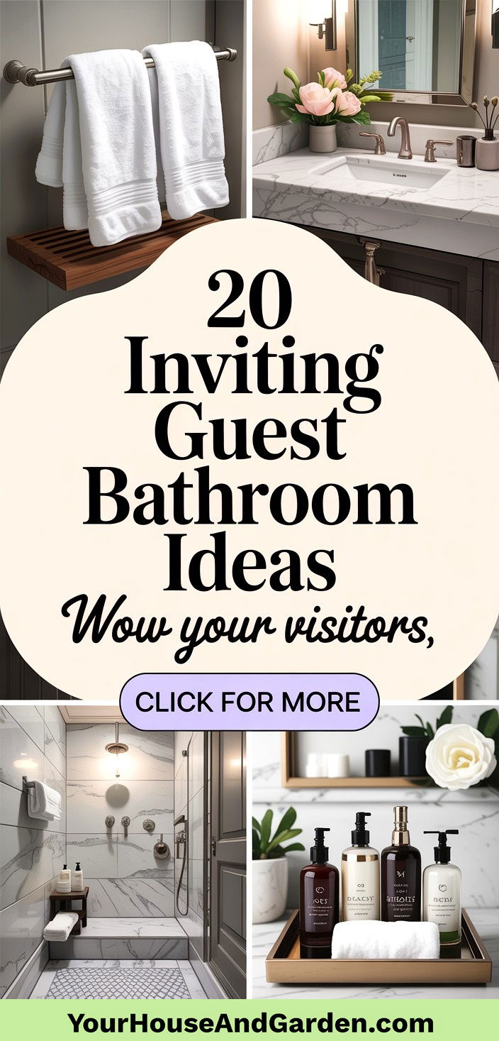 20 Inviting Guest Bathroom Ideas to Impress Visitors - 20 Inviting Guest Bathroom Ideas to Impress Visitors