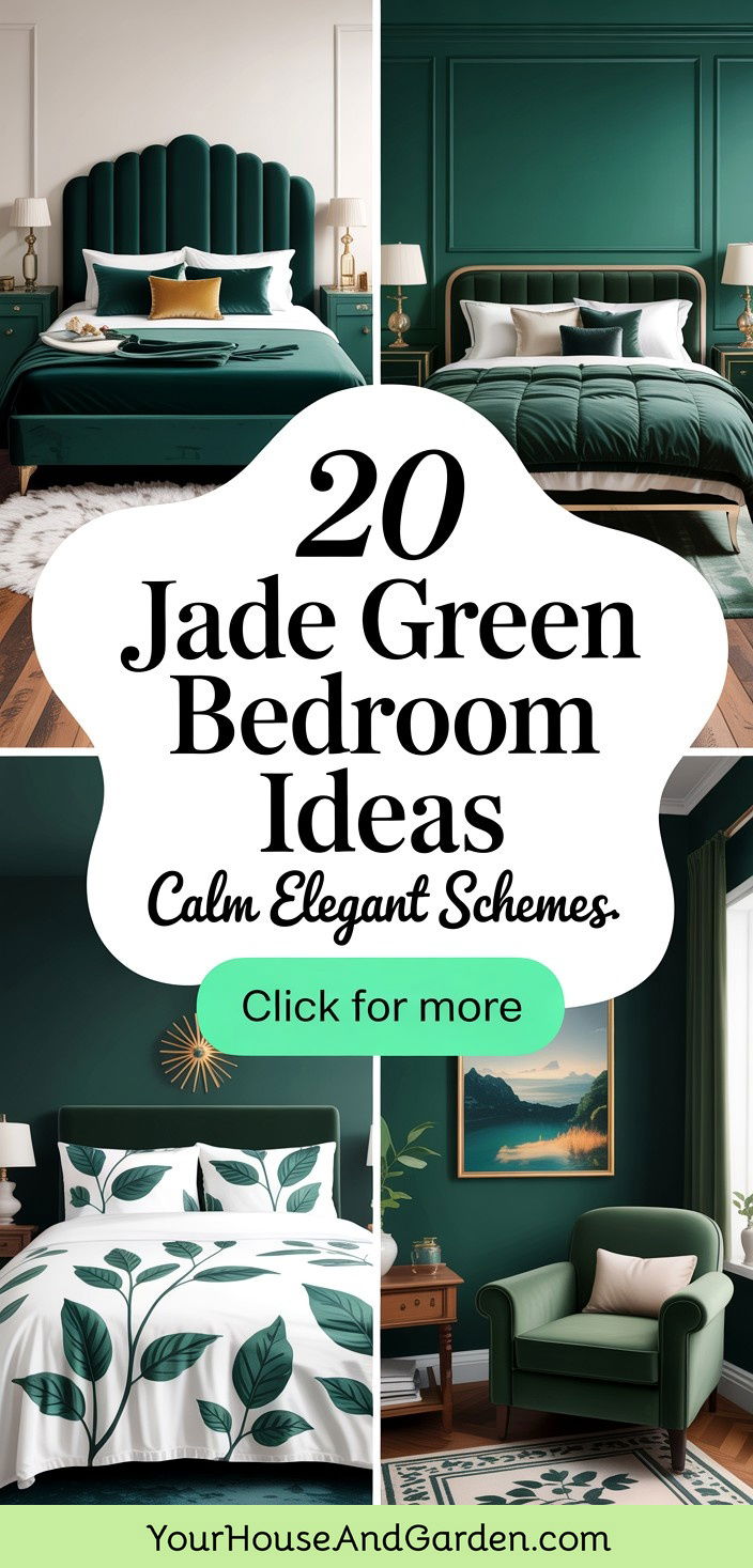 20 Jade Green Bedroom Ideas Calm and Elegant Design Schemes