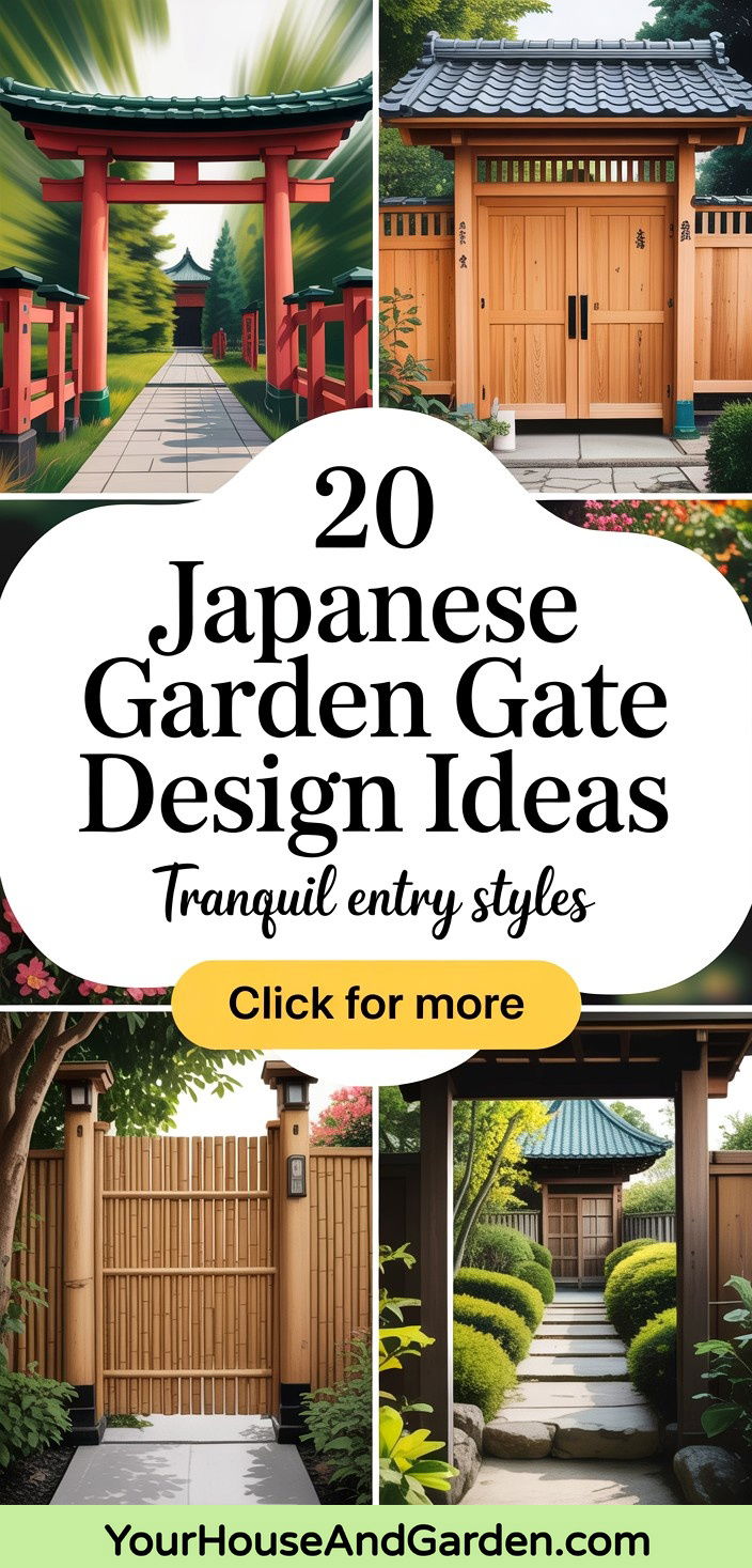 20 Japanese Garden Gate Design Ideas Tranquil Entry Styles