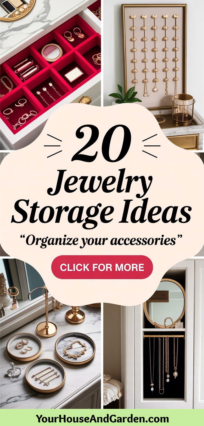 20 Jewelry Storage Ideas Organize Your Accessories Neatly