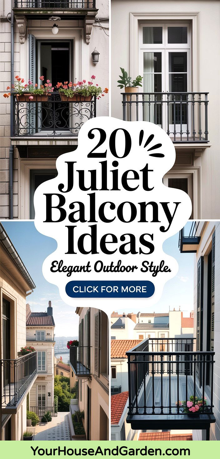 20 Juliet Balcony Ideas Elegant Touches for Indoor-Outdoor Flow