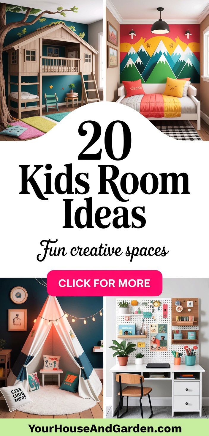 20 Kids Room Ideas Creative and Fun Designs for Children