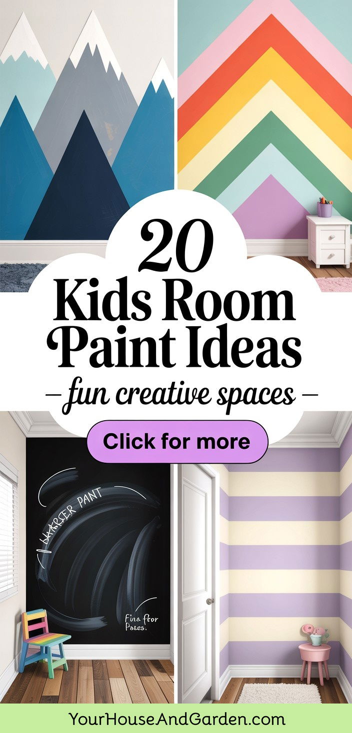 20 Kids Room Paint Ideas Creative and Fun Designs for Children