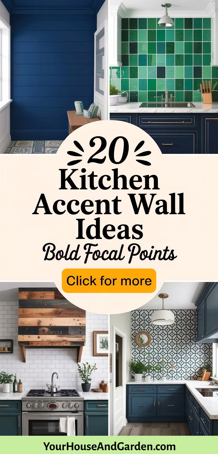 20 Kitchen Accent Wall Ideas Bold Focal Points for Your Space