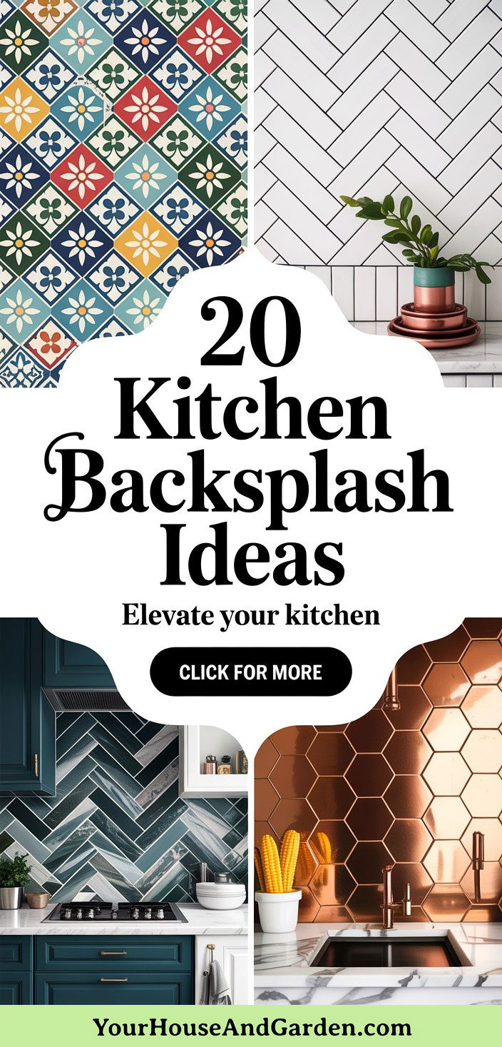 20 Kitchen Backsplash Ideas to Elevate Your Cooking Space - 20 Kitchen Backsplash Ideas to Elevate Your Cooking Space