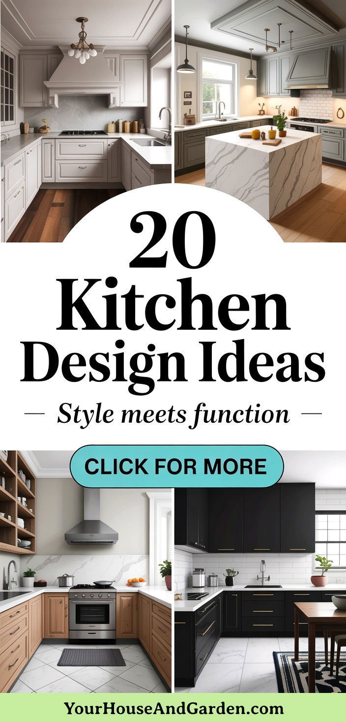 20 Kitchen Design Ideas Layouts Styles and Functionality