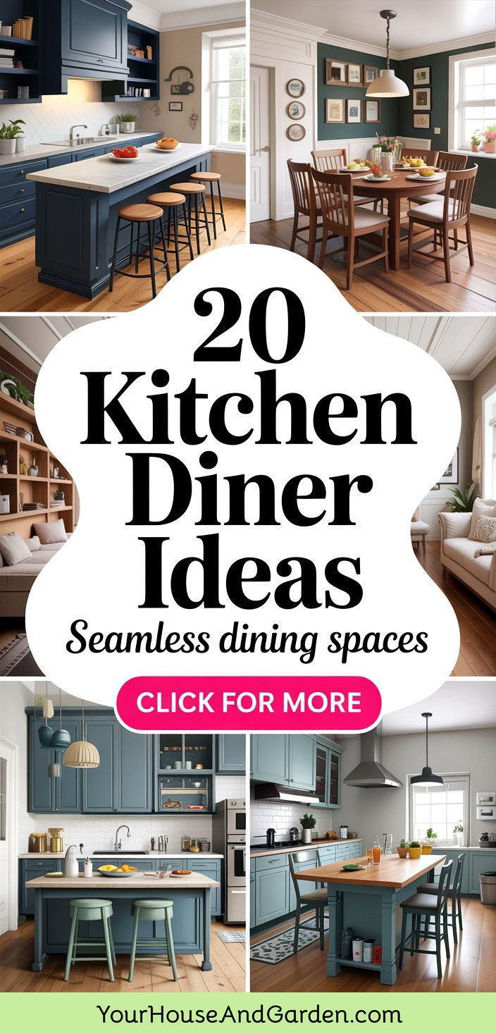 20 Kitchen Diner Ideas Seamless Cooking and Dining Spaces