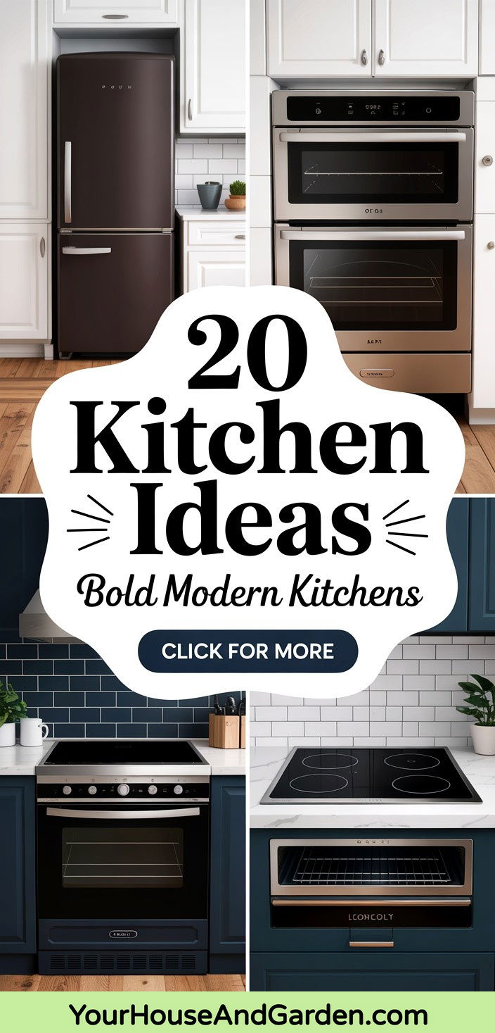 20 Kitchen Ideas Featuring Sleek Black Appliances - 20 Kitchen Ideas Featuring Sleek Black Appliances
