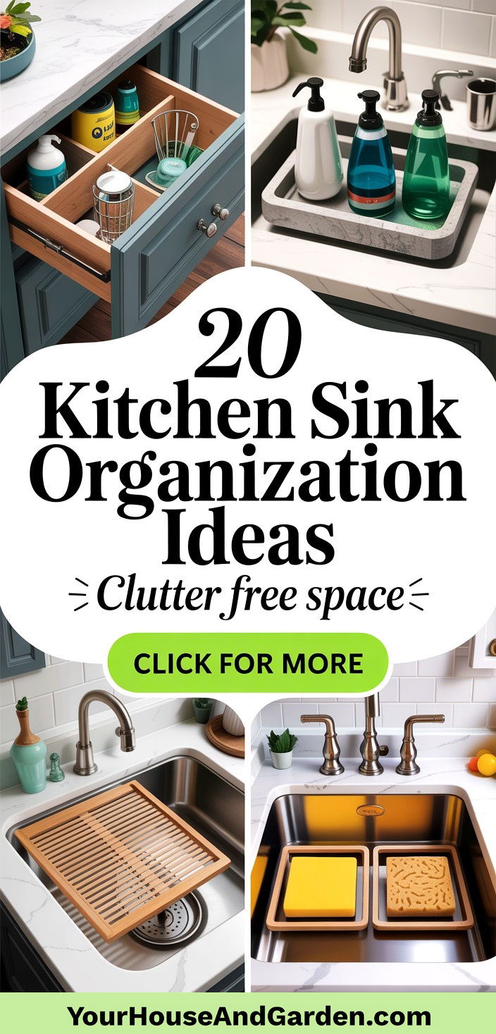 20 Kitchen Sink Organization Ideas for a Tidy Space - 20 Kitchen Sink Organization Ideas for a Tidy Space