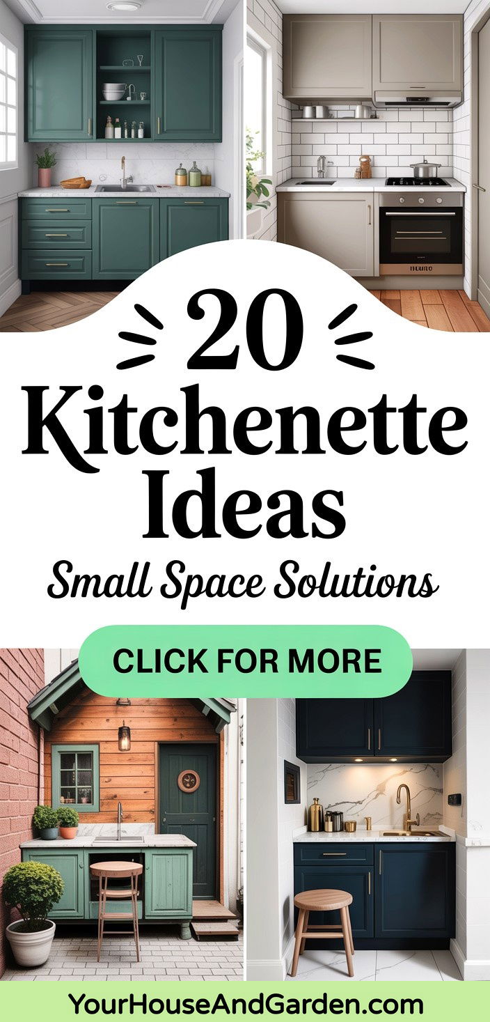 20 Kitchenette Ideas Smart Solutions for Small Spaces