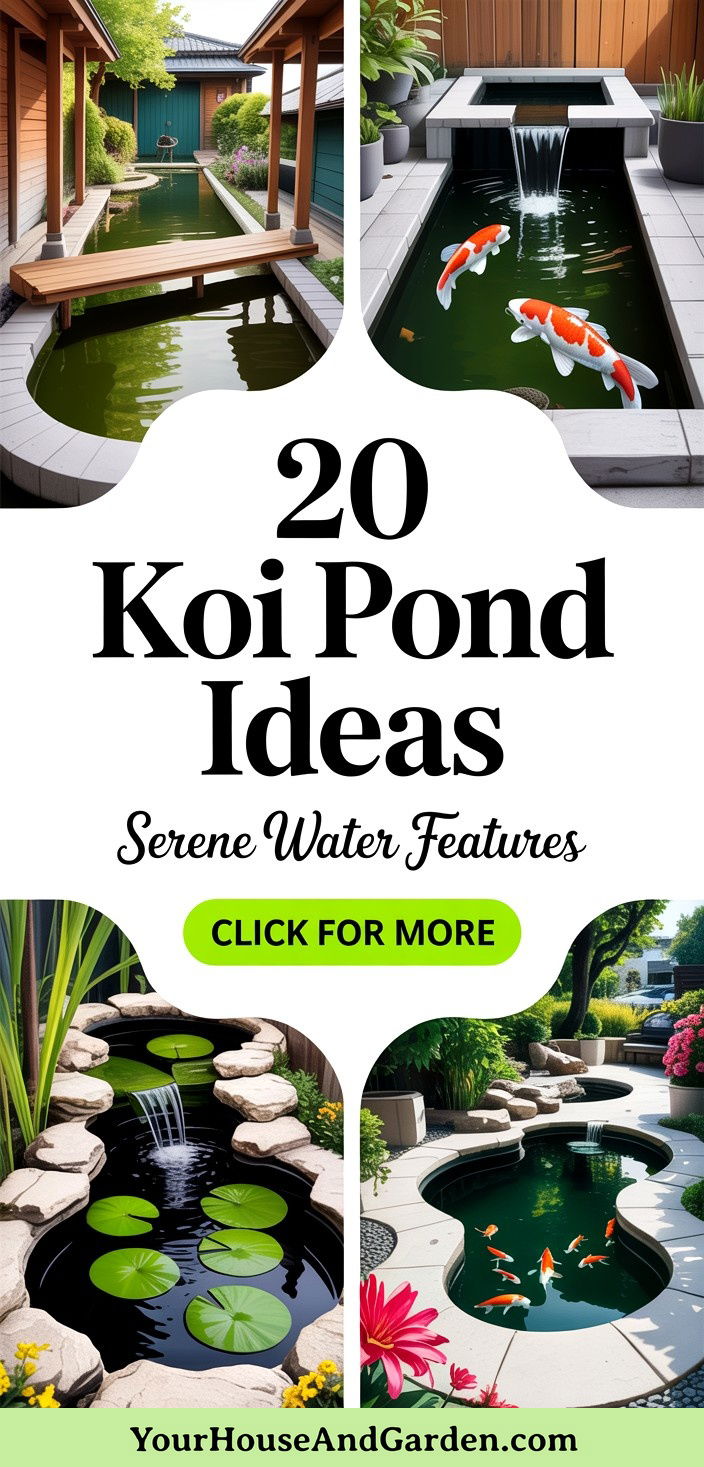 20 Koi Pond Ideas Serene Water Features for Your Garden