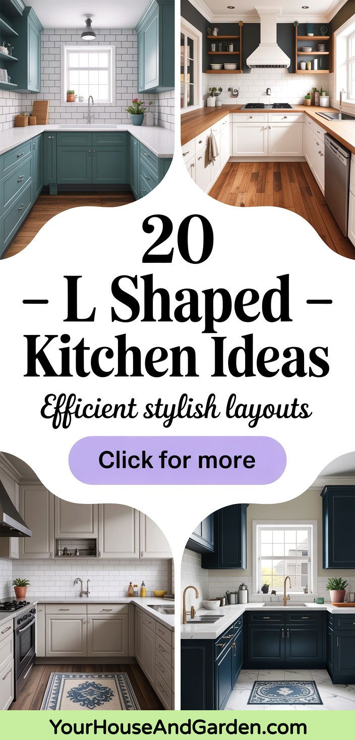 20 L Shaped Kitchen Ideas Efficient and Stylish Layouts