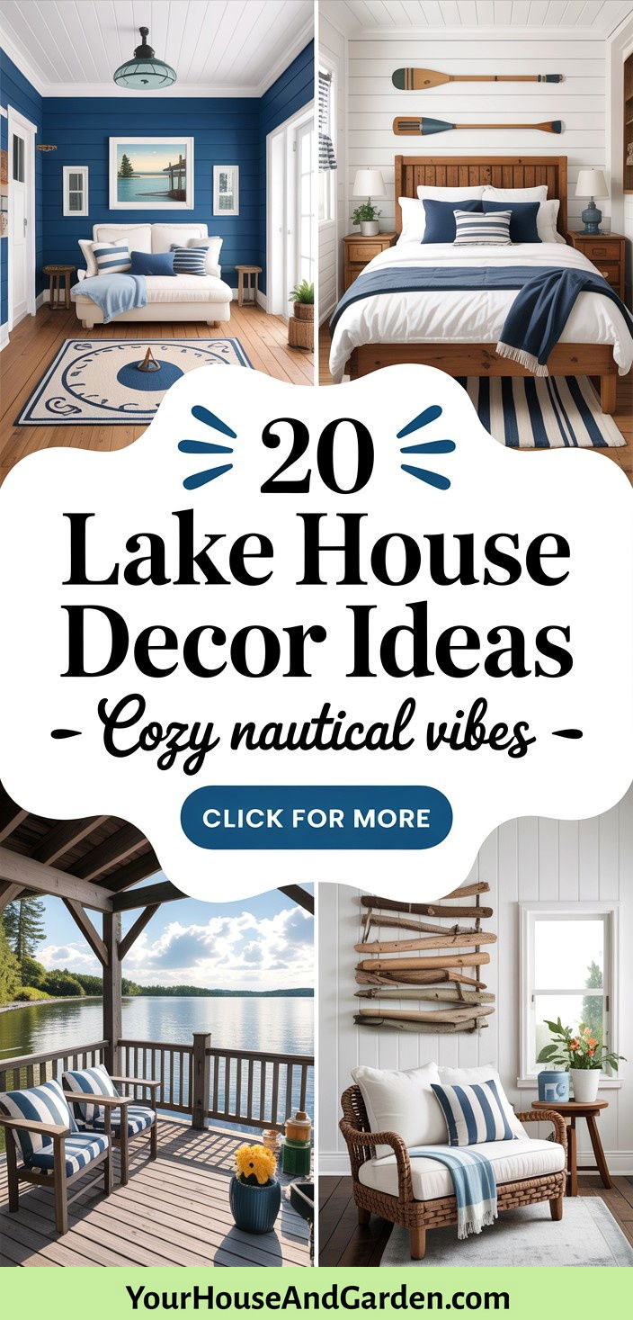 20 Lake House Decor Ideas Nautical and Cozy Themes