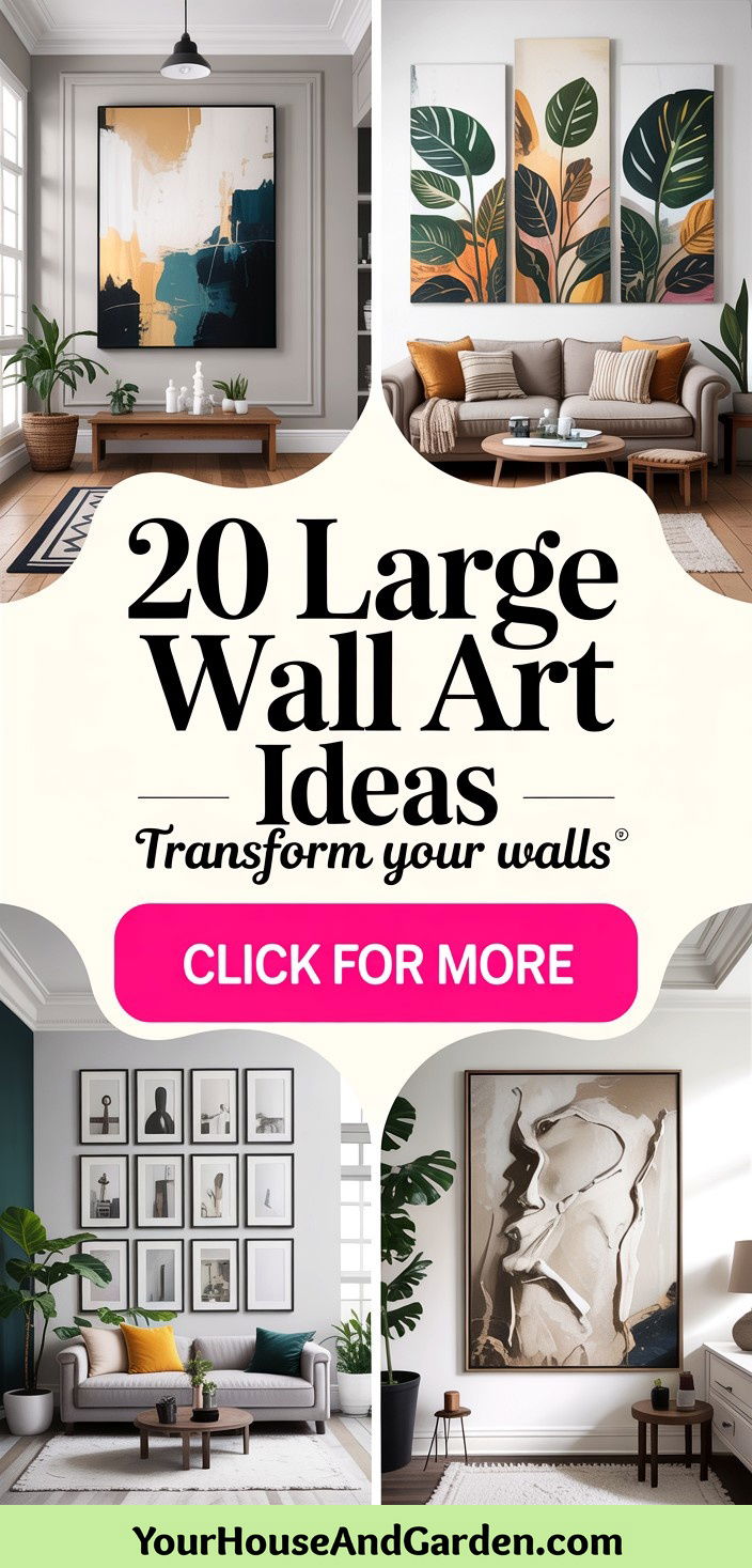 20 Large Wall Art Ideas for a Stunning Home Makeover - 20 Large Wall Art Ideas for a Stunning Home Makeover
