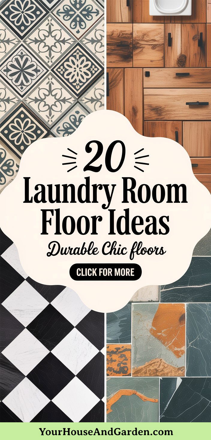 20 Laundry Room Floor Ideas for Durable and Beautiful Surfaces - 20 Laundry Room Floor Ideas for Durable and Beautiful Surfaces