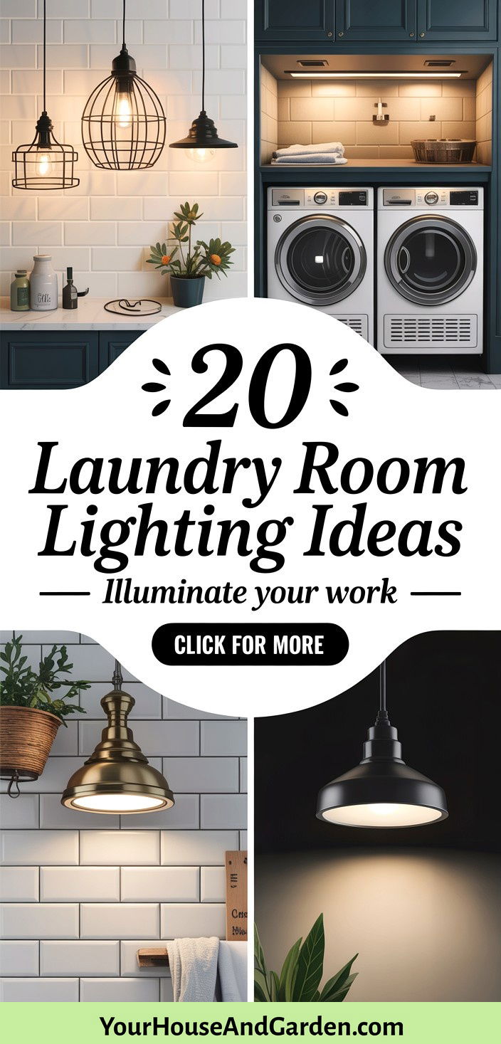 20 Laundry Room Lighting Ideas to Illuminate Your Workspace Effectively - 20 Laundry Room Lighting Ideas to Illuminate Your Workspace Effectively