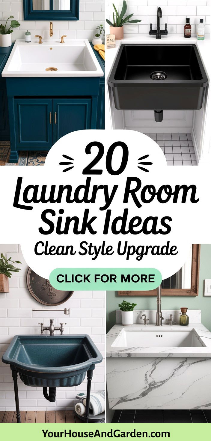 20 Laundry Room Sink Ideas for Efficient and Stylish Utility Spaces - 20 Laundry Room Sink Ideas for Efficient and Stylish Utility Spaces