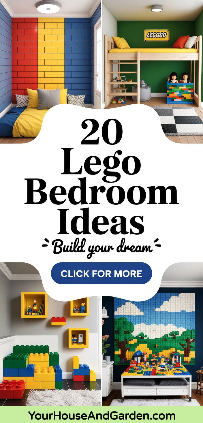 20 Lego Bedroom Ideas Creative Playful Spaces