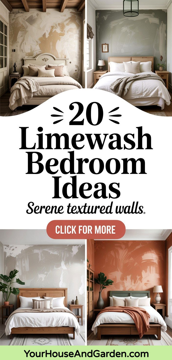 20 Limewash Bedroom Ideas for Serene and Textured Walls - 20 Limewash Bedroom Ideas for Serene & Textured Walls