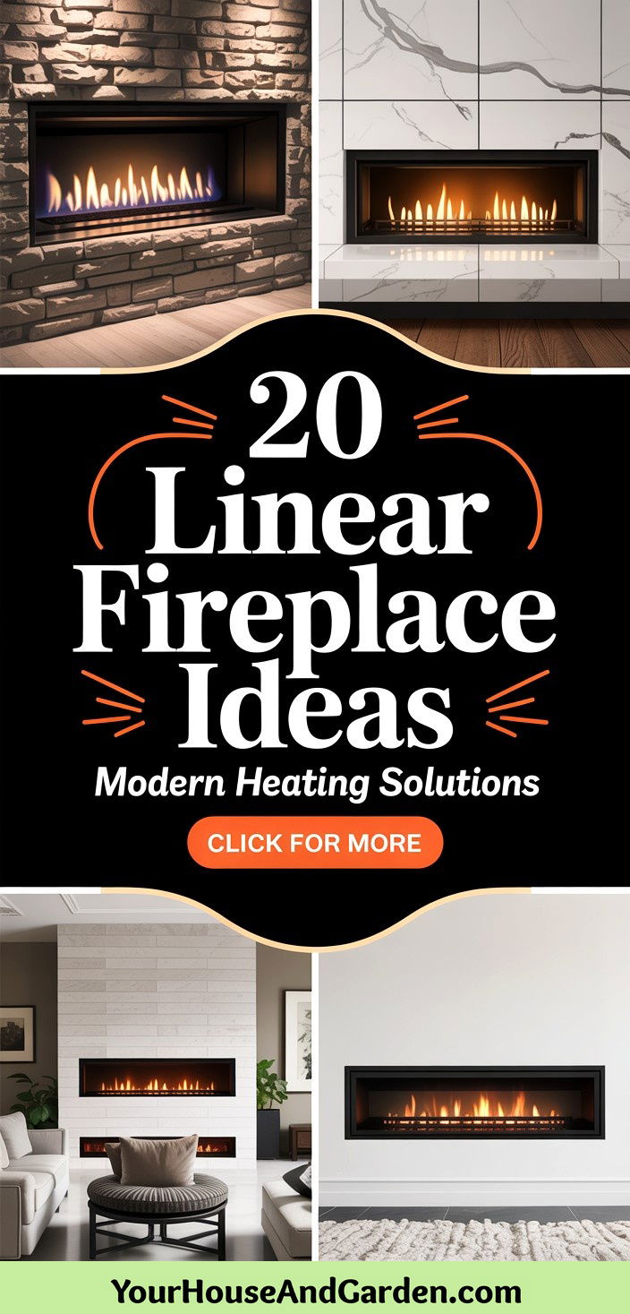 20 Linear Fireplace Ideas Modern Heating Solutions