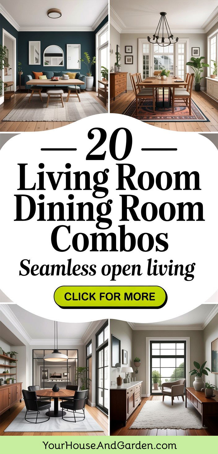 20 Living Room Dining Room Combos Seamless Open Plans