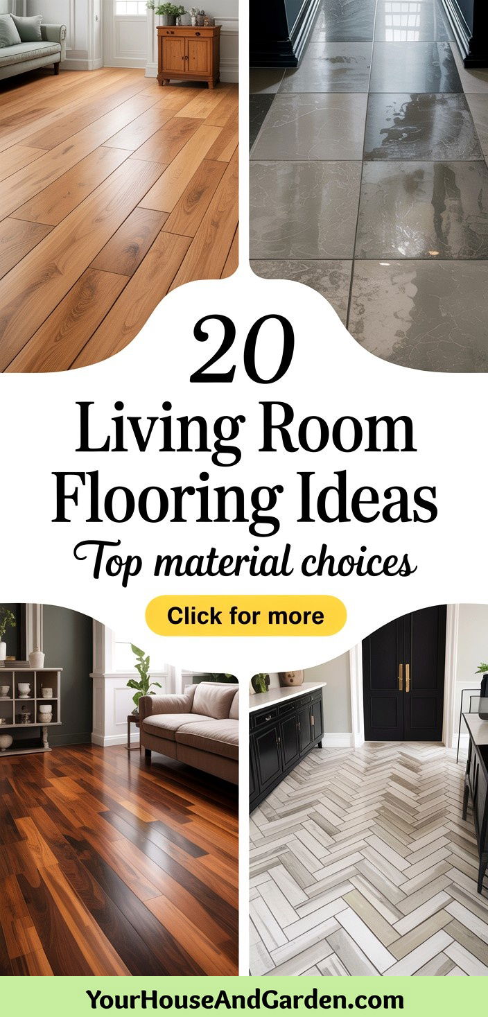 20 Living Room Flooring Ideas Top Material Choices