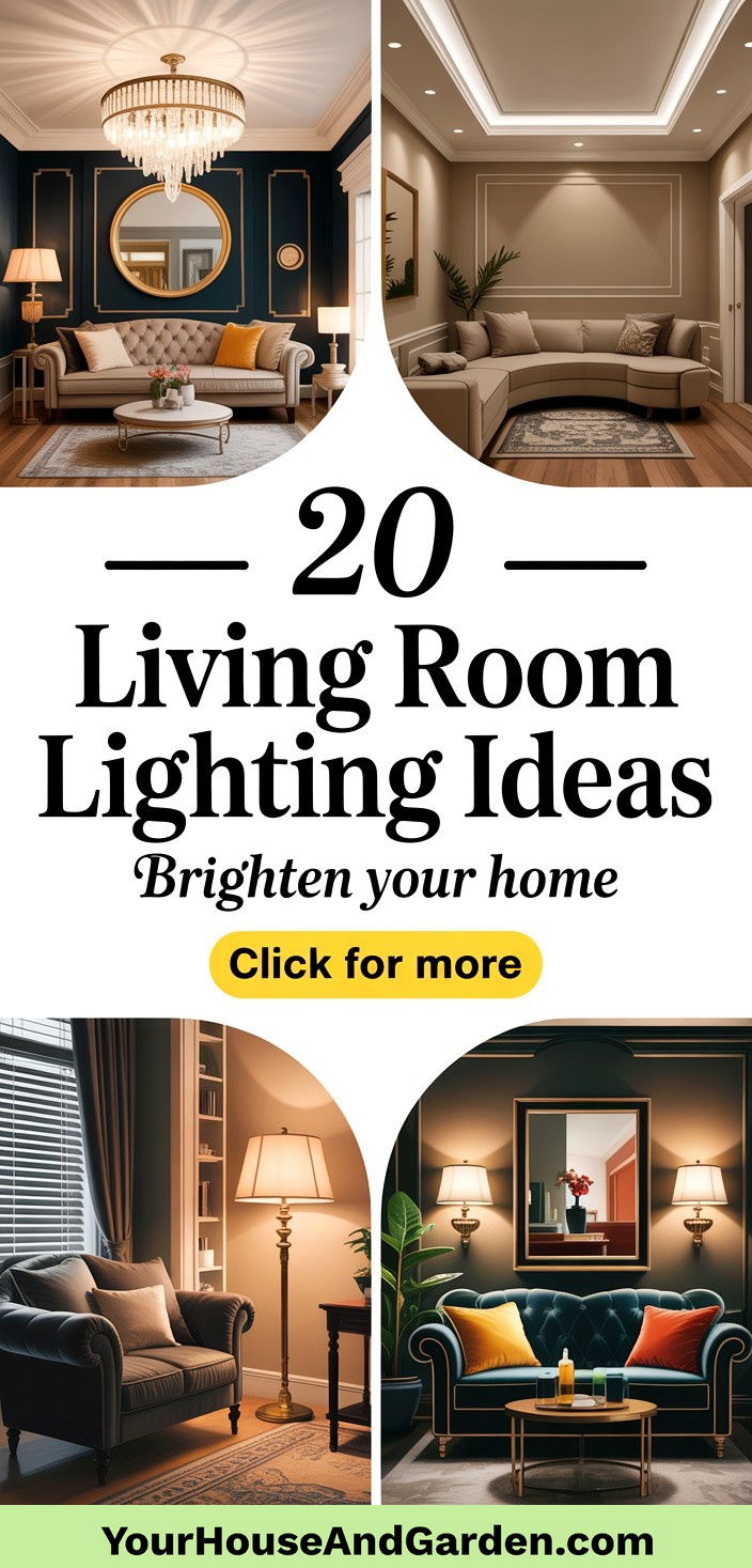 20 Living Room Lighting Ideas Layers of Ambiance and Style