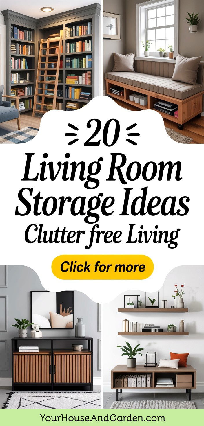 20 Living Room Storage Ideas Smart and Stylish Solutions