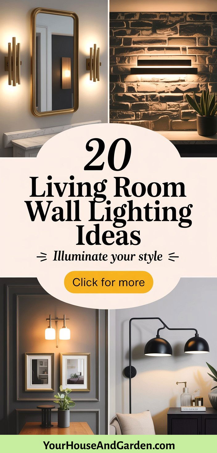 20 Living Room Wall Lighting Ideas Ambient and Accent Glow